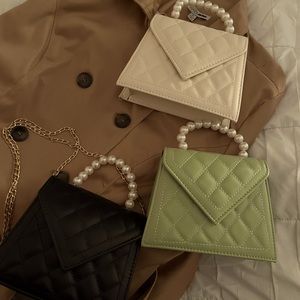 Mini Diamond Lattice Faux leather Bag